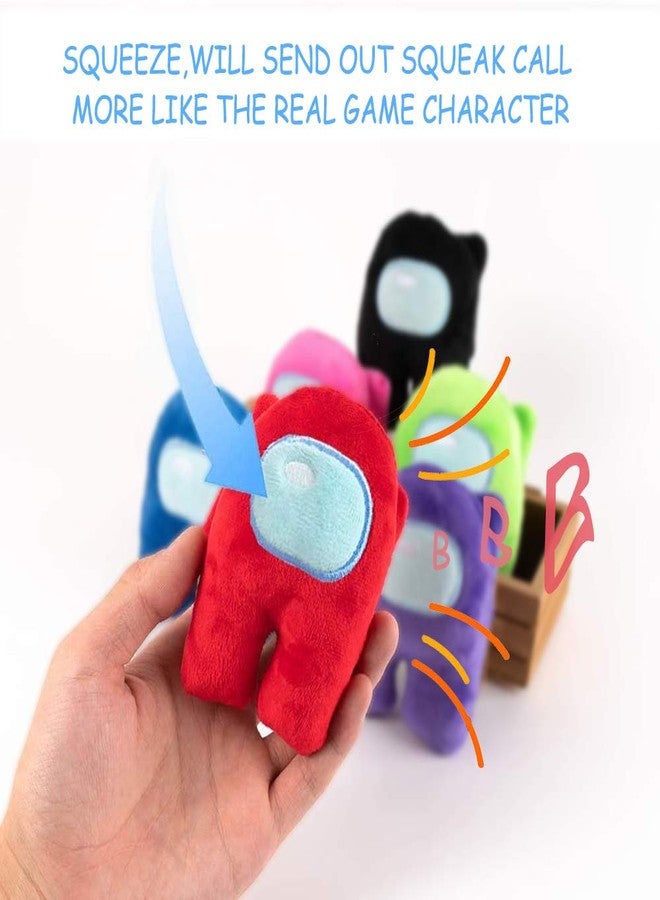 NefLaca Among Us Plush Toys Plushie Animal Toy 12 Pcs, Among Us Merch Stuff Funny Little Animal Gifts for Super Game Fans Young and Children - Image 5